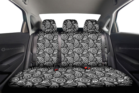 Black Paisley Pattern Car Back Seat Covers Custom Car Accessories - Gearcarcover - 2