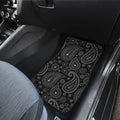 Black Paisley Pattern Car Floor Mats Custom Car Accessories - Gearcarcover - 3