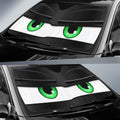 Black Suspicious Car Eyes Sun Shade Custom Car Accessories - Gearcarcover - 2
