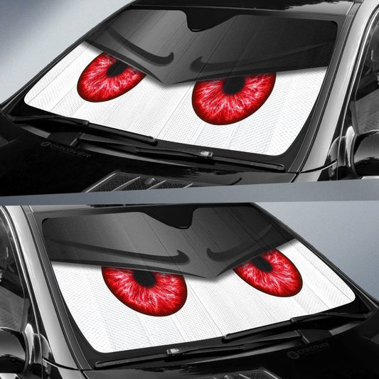 Black Unwelcome Car Eyes Sun Shade Custom Car Accessories - Gearcarcover - 2