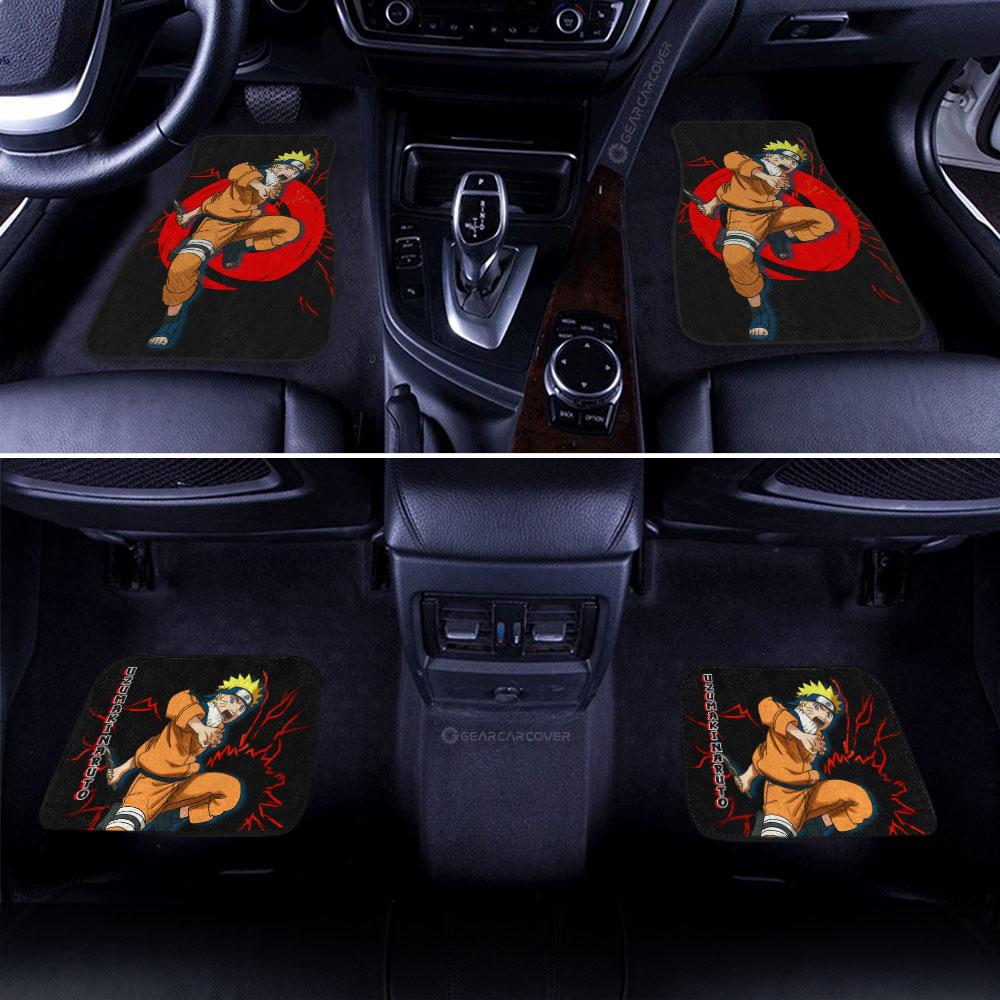 Black Young Uzumaki Car Floor Mats Custom For Anime Fans - Gearcarcover - 3