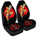 Black Young Uzumaki Car Seat Covers Custom For Anime Fans - Gearcarcover - 3