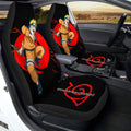 Black Young Uzumaki Car Seat Covers Custom For Anime Fans - Gearcarcover - 1