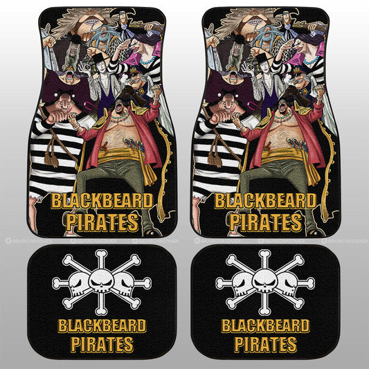 Blackbeard Pirates Car Floor Mats Custom Car Accessories - Gearcarcover - 1