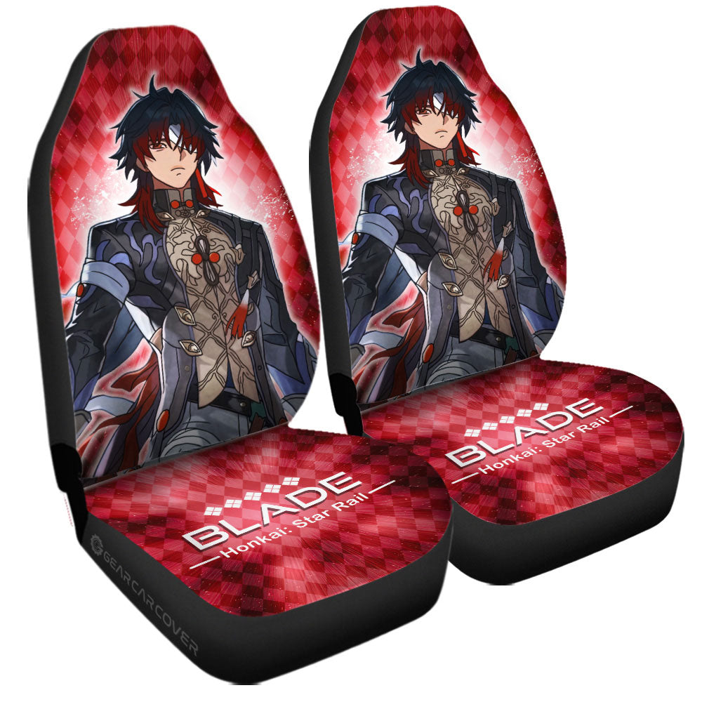 Blade Car Seat Covers Custom Honkai Star Rail Car Accessories - Gearcarcover - 3