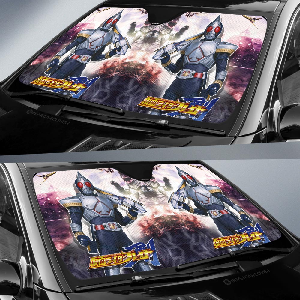Blade Car Sunshade Custom Kamen Rider Car Accessories - Gearcarcover - 2