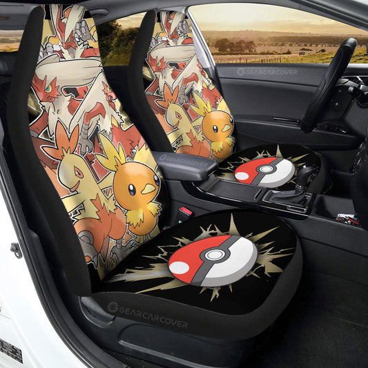 Blaziken Car Seat Covers Custom Car Accessories For Fans - Gearcarcover - 2