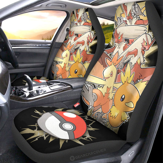 Blaziken Car Seat Covers Custom Car Accessories For Fans - Gearcarcover - 1