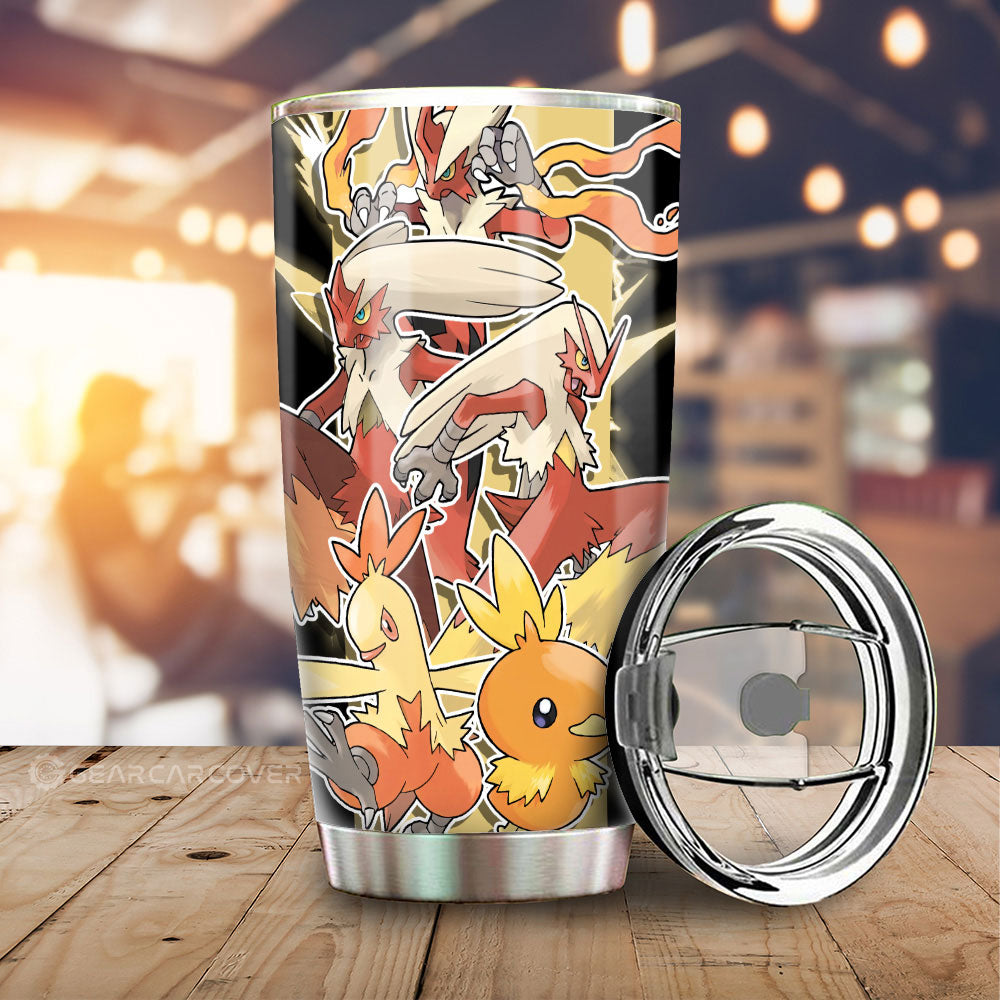 Blaziken Tumbler Cup Custom Car Accessories For Fans - Gearcarcover - 1