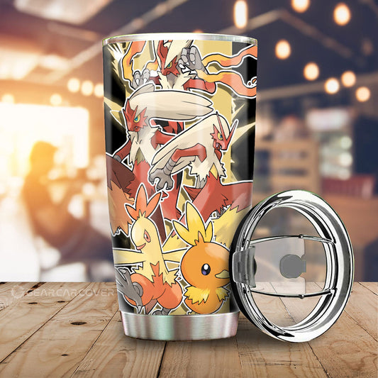 Blaziken Tumbler Cup Custom Car Accessories For Fans - Gearcarcover - 1