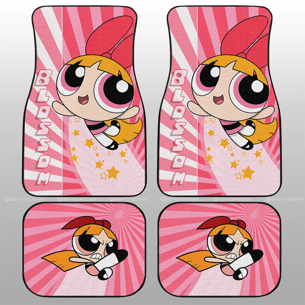 Blossom The Powerpuff Girls Car Floor Mats Custom Car Accessories - Gearcarcover - 1