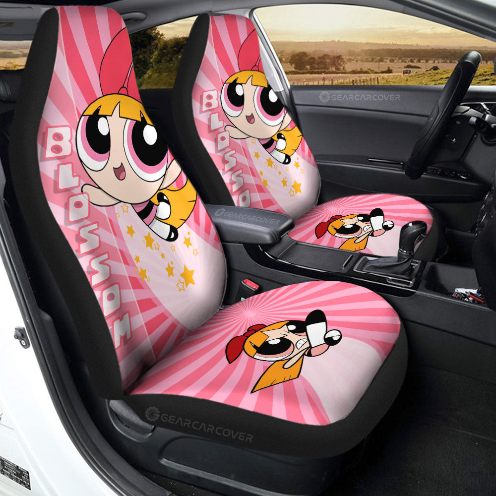 Blossom The Powerpuff Girls Car Seat Covers Custom Car Accessories - Gearcarcover - 2