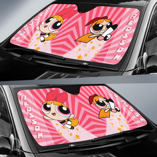 Blossom The Powerpuff Girls Car Sunshade Custom Car Accessories - Gearcarcover - 2