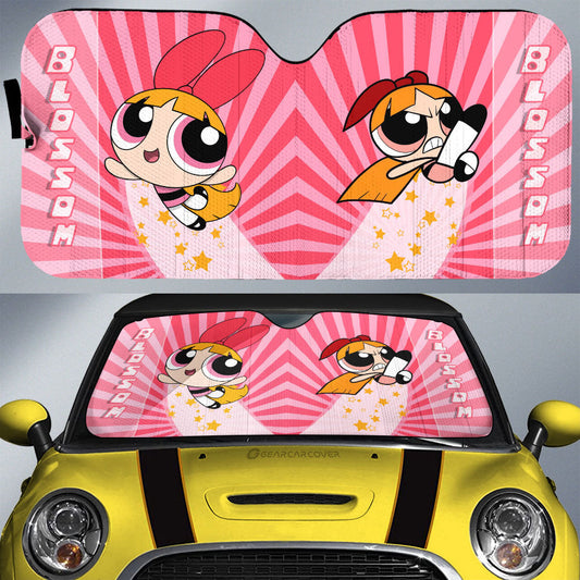 Blossom The Powerpuff Girls Car Sunshade Custom Car Accessories - Gearcarcover - 1