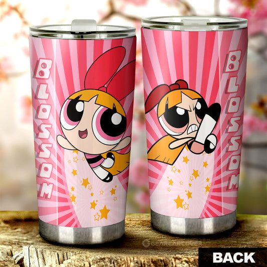 Blossom The Powerpuff Girls Tumbler Cup Custom Car Accessories - Gearcarcover - 1
