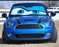 Blue Car Eyes Sun Shade Custom Car Accessories - Gearcarcover - 4