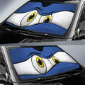 Blue Curious Car Eyes Sun Shade Custom Car Accessories Funny Gifts - Gearcarcover - 2