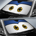 Blue McQueen Car Eyes Sun Shade Custom Funny Car Accessories - Gearcarcover - 2