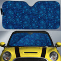 Blue Paisley Pattern Car Sunshade Custom Car Accessories - Gearcarcover - 1