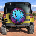 Blue Pegasus Symbol Spare Tire Cover Custom Galaxy Style - Gearcarcover - 2