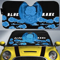 Blue Rose Car Sunshade Custom Car Accessories - Gearcarcover - 1