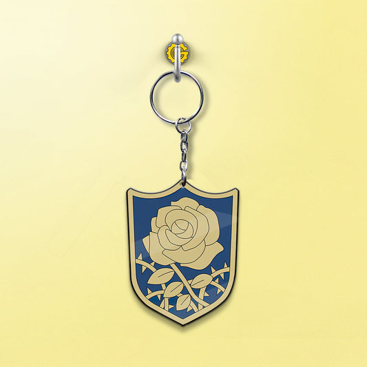 Blue Rose Keychain Custom Car Accessories - Gearcarcover - 2