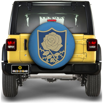 Blue Rose Spare Tire Covers Custom Car Accessories - Gearcarcover - 1