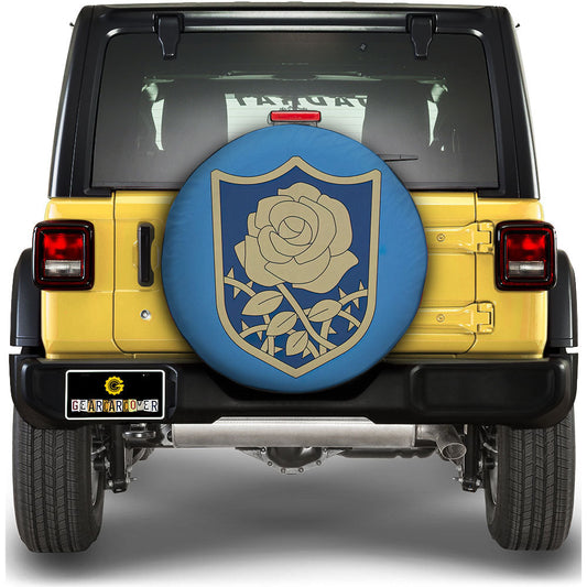 Blue Rose Spare Tire Covers Custom Car Accessories - Gearcarcover - 1