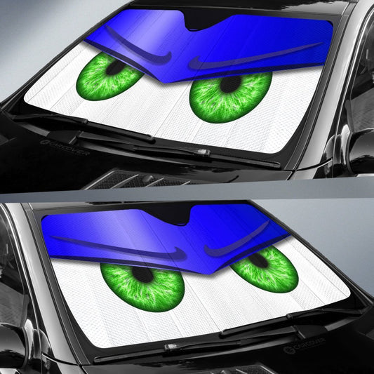 Blue Unwelcome Car Eyes Sun Shade Custom Car Accessories - Gearcarcover - 2