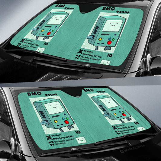 Bmo Car Sunshade Custom Adventure Time Car Accessories - Gearcarcover - 2