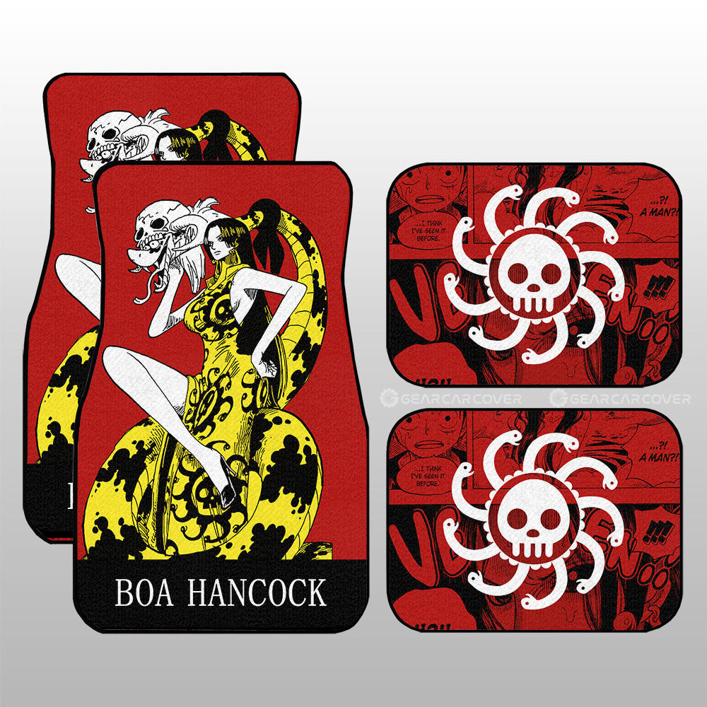 Boa Hancock Car Floor Mats Custom Car Accessories - Gearcarcover - 3