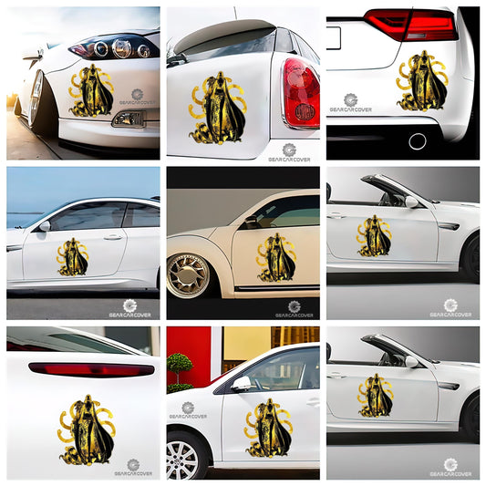 Boa Hancock Car Sticker Custom Gold Silhouette Style - Gearcarcover - 2