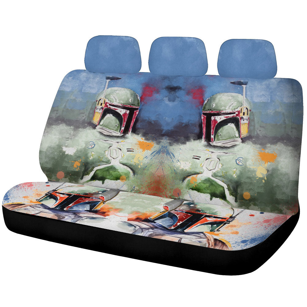Boba Fett Car Back Seat Covers Collection - Gearcarcover - 1