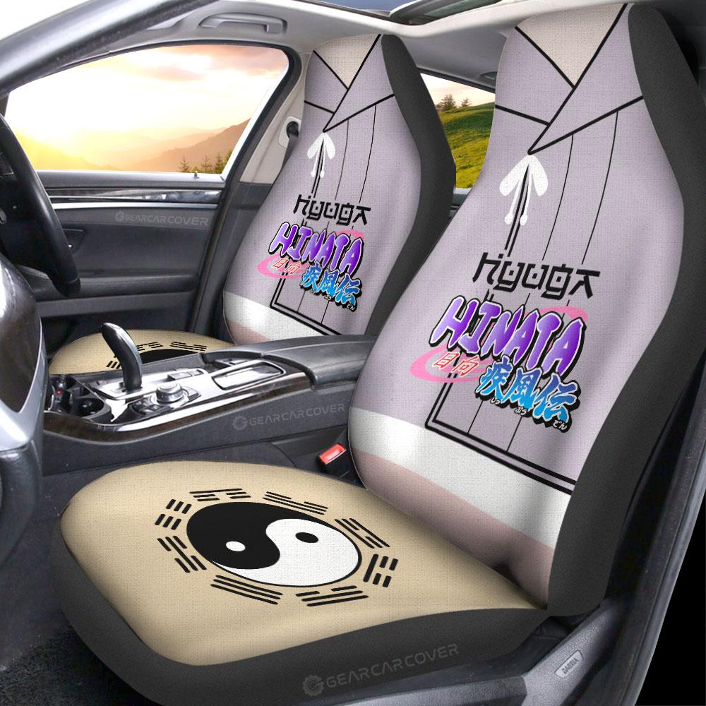Boruto Hinata Uniform Car Seat Covers Custom Anime Car Interior Accessories - Gearcarcover - 2