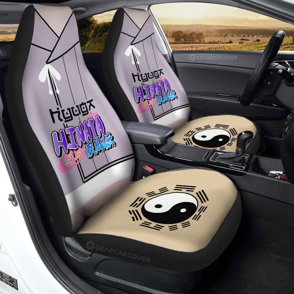 Boruto Hinata Uniform Car Seat Covers Custom Anime Car Interior Accessories - Gearcarcover - 1