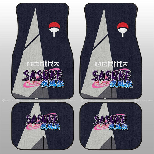 Boruto Sasuke Uniform Car Floor Mats Custom Anime Car Interior Accessories - Gearcarcover - 2