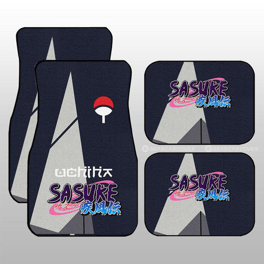 Boruto Sasuke Uniform Car Floor Mats Custom Anime Car Interior Accessories - Gearcarcover - 1