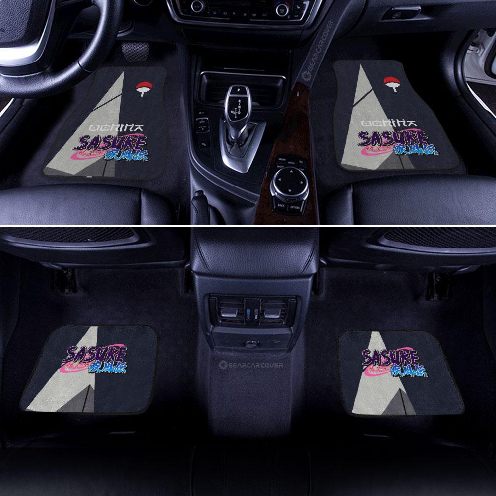 Boruto Sasuke Uniform Car Floor Mats Custom Car Interior Accessories - Gearcarcover - 3