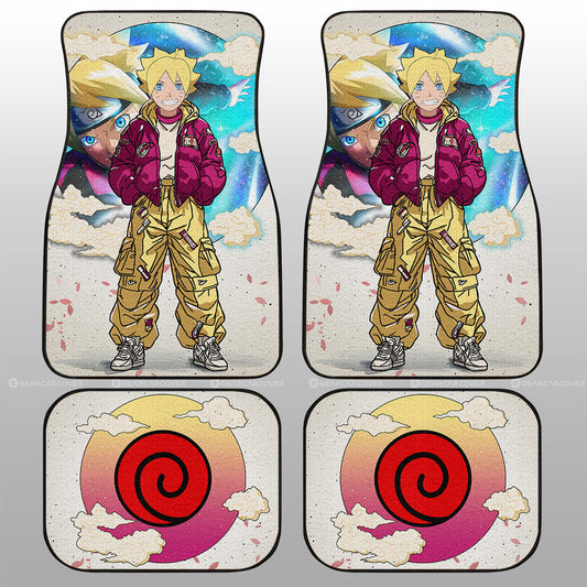 Boruto Uzumaki Car Floor Mats Anime Collection - Gearcarcover - 1