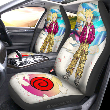 Boruto Uzumaki Car Seat Covers Anime Collection - Gearcarcover - 1