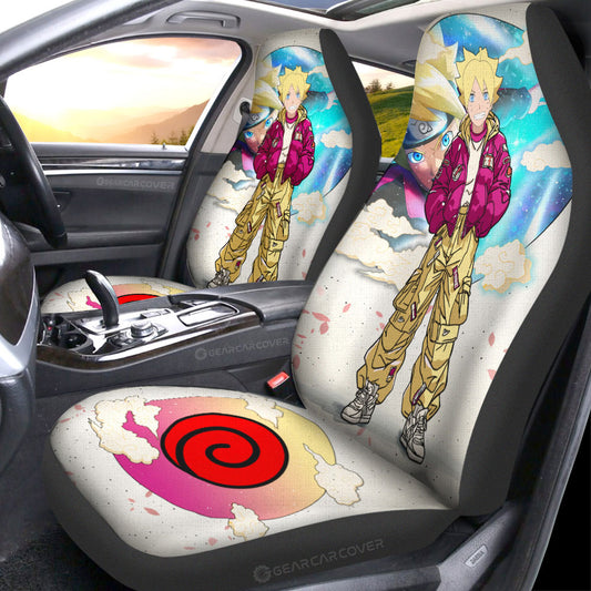 Boruto Uzumaki Car Seat Covers Anime Collection - Gearcarcover - 1