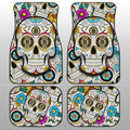 Boston Bruins Car Floor Mats Custom Sugar Skull Car Accessories - Gearcarcover - 1