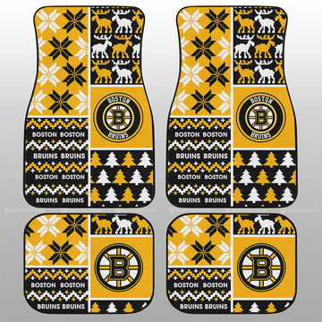 Boston Bruins Car Floor Mats Custom Ugly Style Car Accessories - Gearcarcover - 1