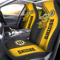 Boston Bruins Car Seat Covers Baby Yoda Car Accessories - Gearcarcover - 1