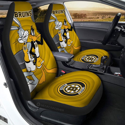 Boston Bruins Car Seat Covers Custom Car Accessories - Gearcarcover - 2