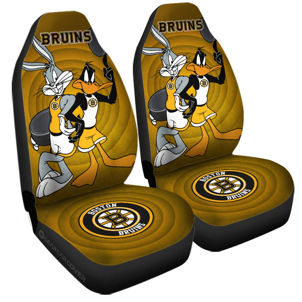 Boston Bruins Car Seat Covers Custom Car Accessories - Gearcarcover - 3