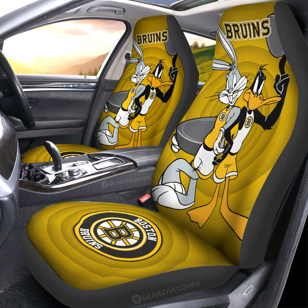 Boston Bruins Car Seat Covers Custom Car Accessories - Gearcarcover - 1