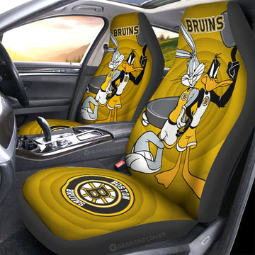 Boston Bruins Car Seat Covers Custom Car Accessories - Gearcarcover - 1