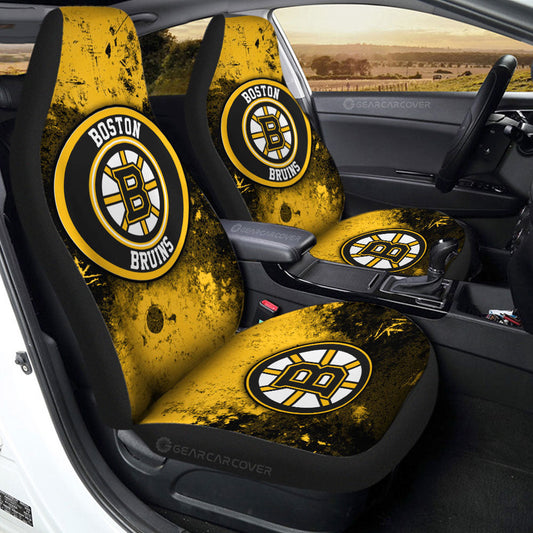 Boston Bruins Car Seat Covers Custom Car Accessories - Gearcarcover - 2