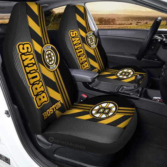 Boston Bruins Car Seat Covers Custom Car Accessories - Gearcarcover - 2